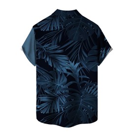 Men's Short Sleeve Button Down Casual Hawaiian Shirts Summer Beach Holiday Printed Regular Fit Top Tropical Shirts