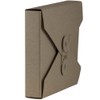 JAM PAPER Kraft Portfolio with Button and String Tie Closure