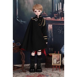 HAMRETHYPPZ 1/4 1/6 1/3 BJD Sphere Joint Doll Dress Doll Costume Doll Maid Clothes Sphere Joint Doll Dress Up Men's Clothing, British Men's Suit, British Style Military Suit (Head, Body Not Included