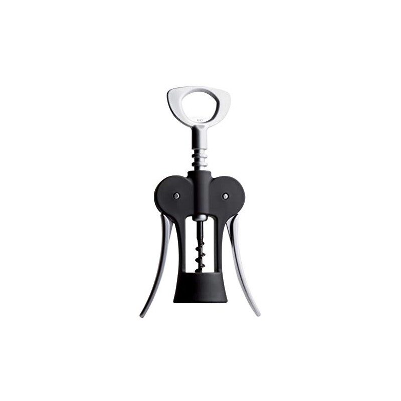 DELUX Wine Opener Wings Screw On Black