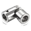 sourcing map 12mm to 12mm Inner Dia Rotatable Universal Joint