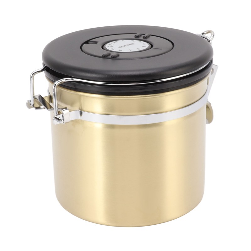 Sealed Sealed Coffee Canister 304 Stainless Steel Coffee Storage Tank