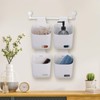 2 Pcs Plastic Hanging Basket Kitchen Storage organizer, Basket with