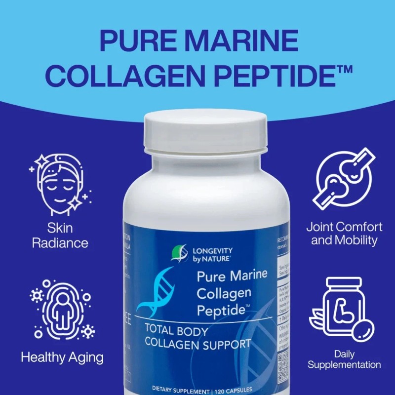 Longevity Marine Collagen Supplement – Types I & III Peptides