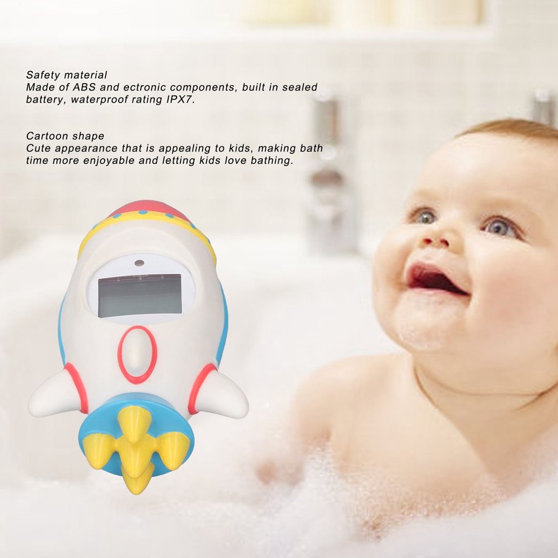Baby Bath Thermometer Cartoon Baby Water Temperature Safety Waterproof Bathtub