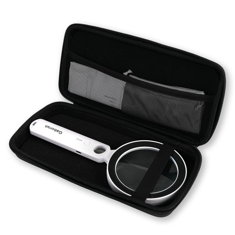 Magnifier with 36 LED Light and Case, 10X 30X Handheld