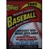 Topps 1991 Topps Baseball Pack Sealed