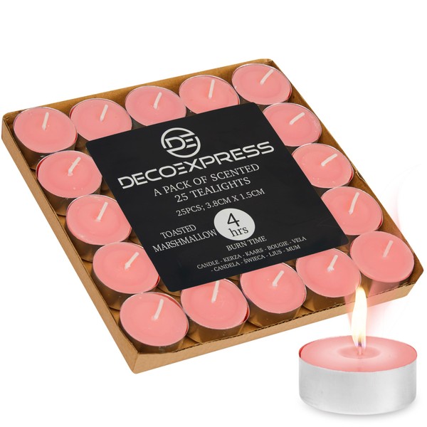 DECO EXPRESS Tealight Candles Multipack of 200, 100, 50, 25