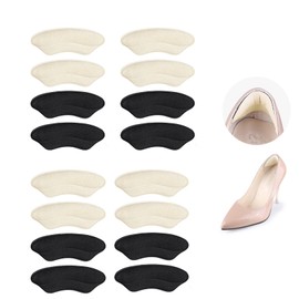 Pack of 6 Heel Cushions for Too Large Shoes, Heel Protectors for Against Bladder, Loose Shoes, Heel Pain and Friction, So that the Shoes Fit Firmly