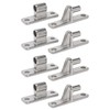 Wall Mount Gates Hinges, 304 Stainless Steel, Non-Welded one-Piece for