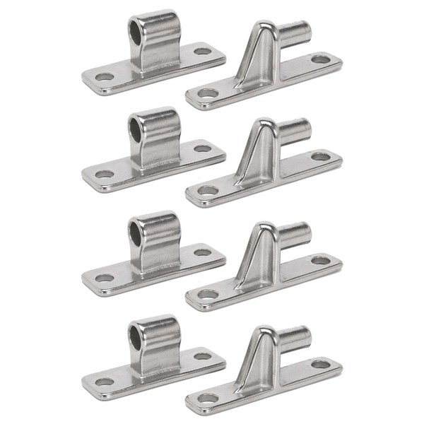 Wall Mount Gates Hinges, 304 Stainless Steel, Non-Welded one-Piece for