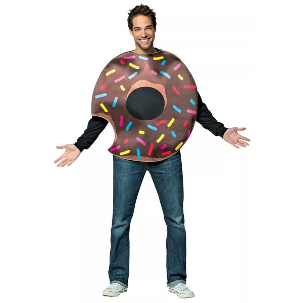 Rasta Imposta ADULT GET REAL PHOTO CHOCOLATE DOUGHNUT DONUT WITH