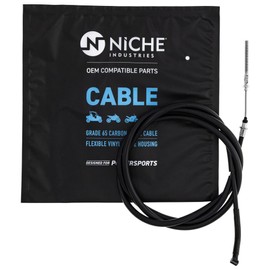 NICHE Rear Hand Brake Cable for Yamaha Kodiak 400 YFM400FW Big Bear 350 YFM350FW 4WU-26341-00-00