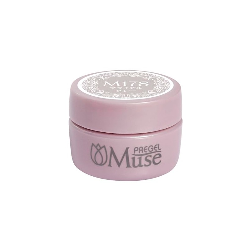 PREGEL Muse PGU-M178 Color Gel, Bridal Gray, 0.1 oz (3