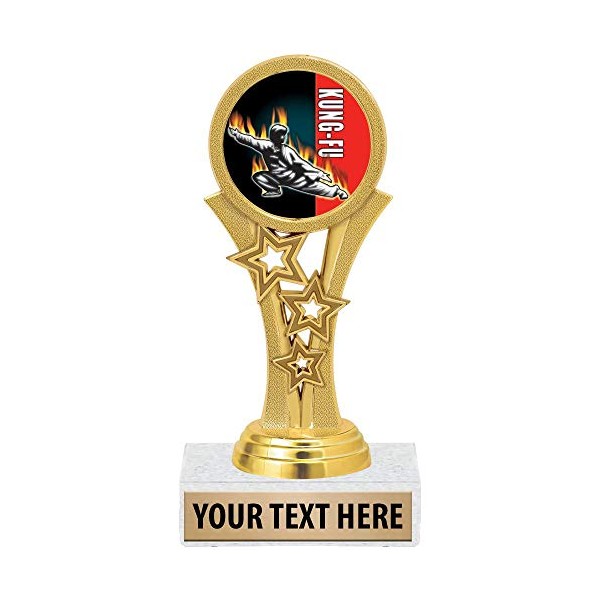 Crown Awards Kung Fu Trophies, 5 1/2" Starbeam Kung Fu