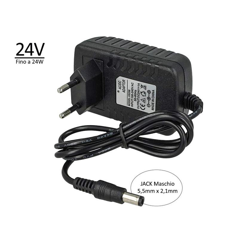 24V 1A 24W Power Supply Transformer with EU Plug Transformer