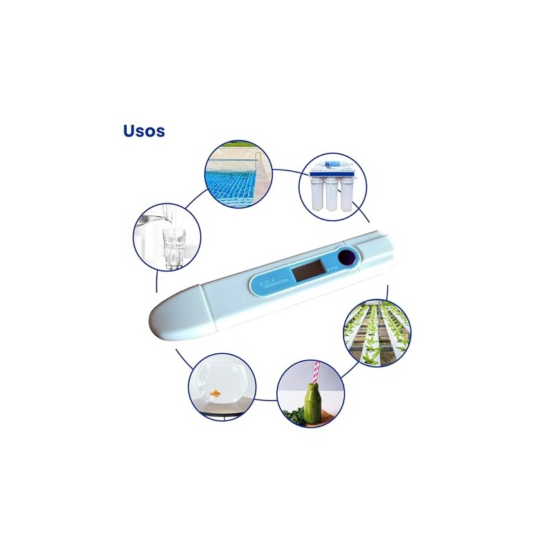Bbagua GS900011 Medidor test de dureza del agua TDS Meter