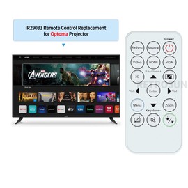 Replacement Projector Remote Control Compatible for Optoma DAESSGN Projector H112e H182X S316 S315 S312 S310e W316 W312 W310 X316 X315 X312