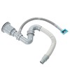Stainless Steel Sink Drain Assembly with Cage S Bend Hose