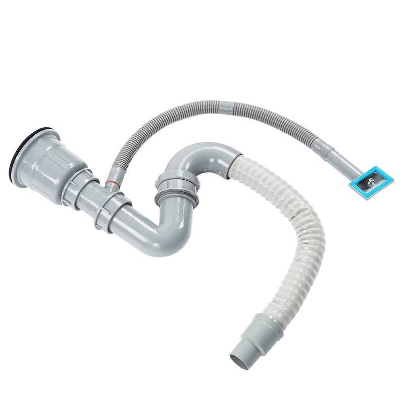 Stainless Steel Sink Drain Assembly with Cage S Bend Hose