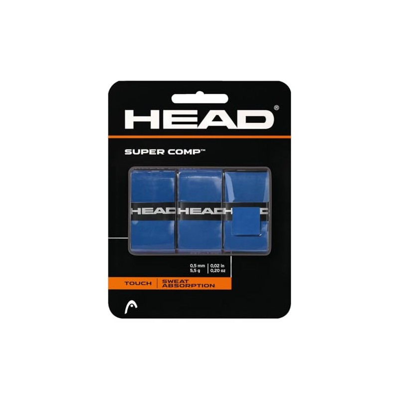 HEAD Super Comp Racquet Overgrip - Tennis Racket Grip Tape