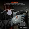 Ergodyne ProFlex 7501 Coated Waterproof Winter Work Gloves, Sandy Nitrile