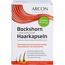 Bock Horn + Micron Ährstoff Tisane Plus Hair Capsules Pack of 180