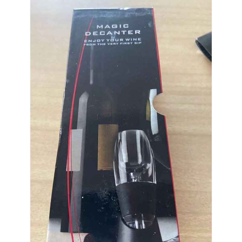 Magic Decanter Sediment Filter Red Wine Aerator Filter & Storage