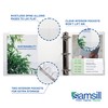Samsill 1 Inch 3 Ring Binders, Made in USA, Economy