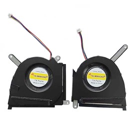 TXLIMINHONG New Compatible CPU and GPU Cooling Fan for ASUS TUF Dash (2022) F15 FX517 FX517ZC FX517ZR RTX 3050 3050Ti Series FP85 FP86 DFS5K22115371E 13NR0950P02011 DC5V 0.5A