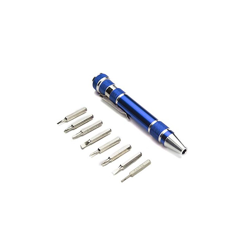 TEMLUM 8-in-1 Pen Screwdriver Precision Screwdriver Set, Mini Screwdriver Set,