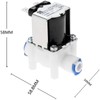 Electric Water Valve, Yetaha AC 24V DC Solenoid Valve, 1/4"