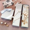 TheDisplayGuys - 25-Pack #11 Cotton Filled Cardboard Paper Jewelry Boxes