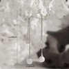 Pearl Drop Earrings for Women Wedding Earrings Silver Flower Earring