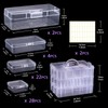 Funtopia Craft Storage Organiser 59 Pack, 3-Tier Stackable Storage Container