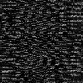 550lb 7-Strand Parachute Cord - Available in 10, 25, 50, 100, 250, 1,000 Foot Selections in Solid Colors (Black, 100 Feet)