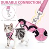 PUPTECK Cat Harness and Leash Set Escape Proof Reflective Cat
