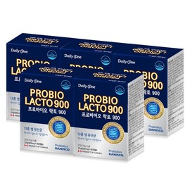Daily One Probiolacto 900 Probiotics 10 Billion CFU Guaranteed Strain, 60 Capsules, 5 Bottles / 데일리원 프로바이오락토 900 유산균 보장균 100억 CFU 60캡슐 5통