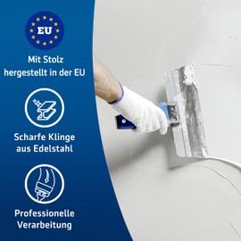 Hogard Professional Finishing Spatula Stainless Steel Ergo Grip Made in the EU