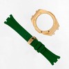Ga2100 Band Case Strap Mod Kit,Pink Gold Stainless Steel Metal