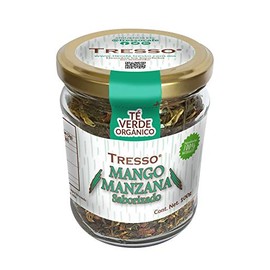 Tresso, Té Verde Orgánico (Saborizado). Mango - Manzana. 100 gramos