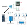 XIITIA 6pcs 433mhz Wireless RF Transmitter and Receiver Wireless 4