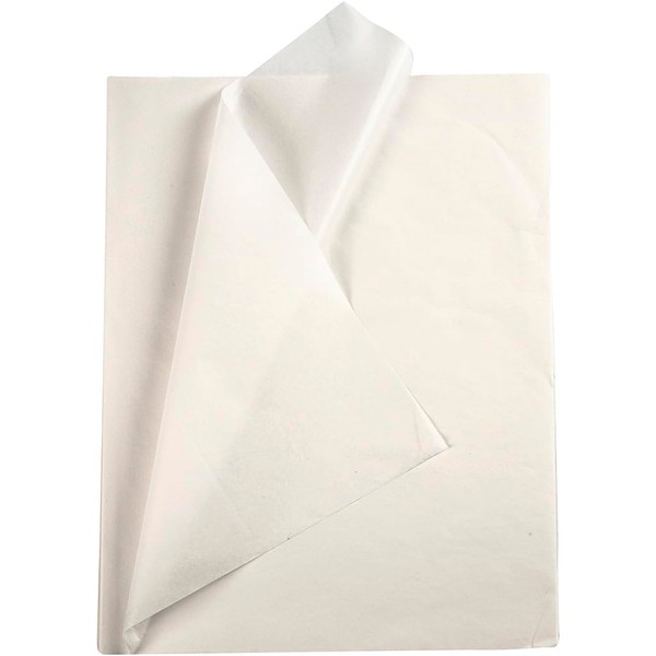 OSCrea Tissue Paper for Crafts and Decoration White 50 x