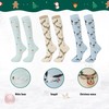 fenglaoda Compression Socks for Women Men 3 Pairs Graduated Compression