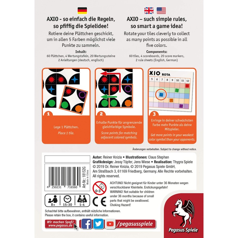 Pegasus Spiele 18152G Axio Rota