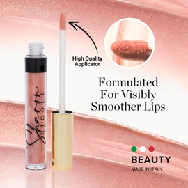 Sharon Nicole Nude High Gloss, Long Lasting, Moisturizing Lip Gloss | Provides All Day Comfort & Wear | Cruelty Free | Beauty Made in Italy Shade Espresso Martini