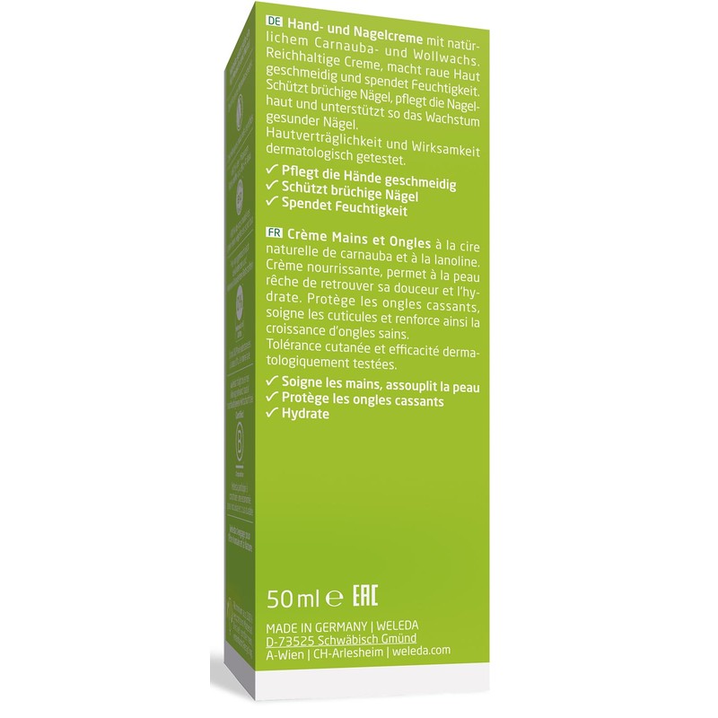 WELEDA Organic Hand Cream Citrus - 2-in-1 Natural Cosmetics Hand