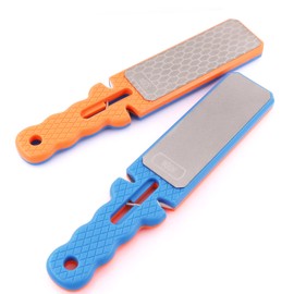 HOMESOM Diamond Sharpening Stone，Double-Side Diamond Knife Sharpening Stone #320/800 for Kitchen Knives Scissors Garden Tools