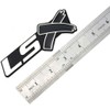 2 pcs LSX Emblem Badge 3D Self-Adhesive Nameplate Sticker Replacement