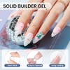 SUPWEE Solid Builder Gel Nail Extension, 14 g Multifunctional Clear